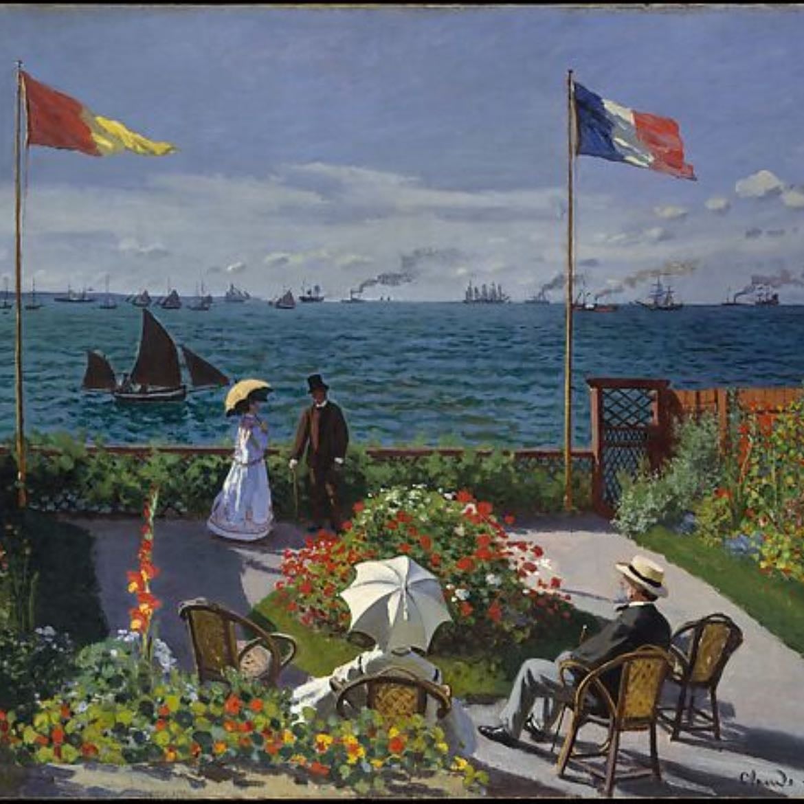 Garden at Sainte-Adresse - claude monet, 1867