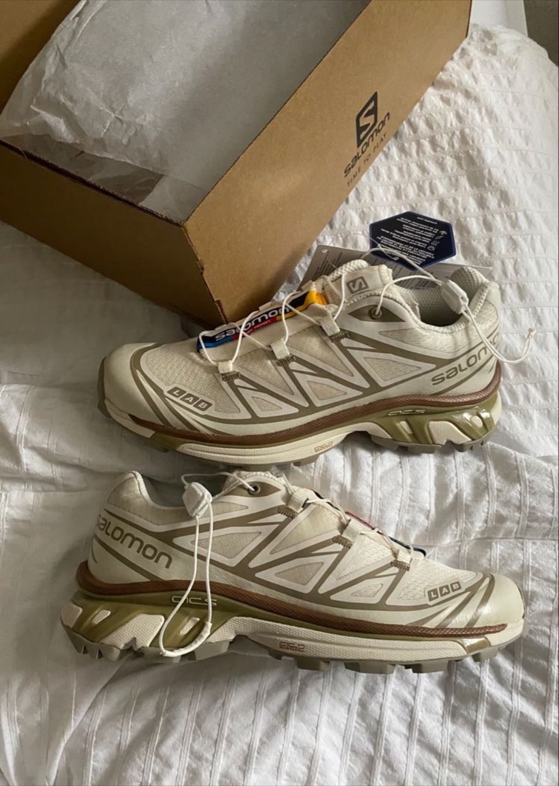 salomon xt6 - colores beige blancos o negros