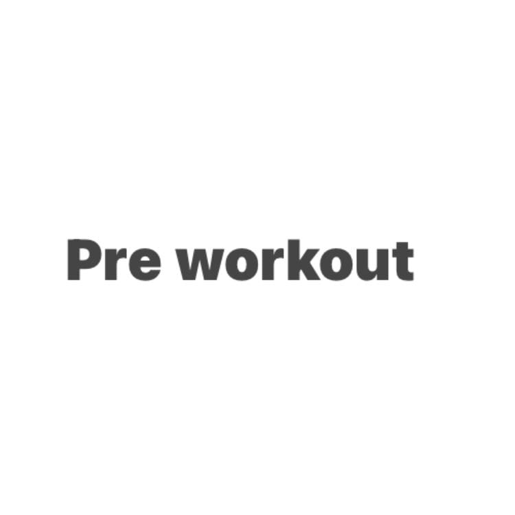 Pre workout for booty - Exercises