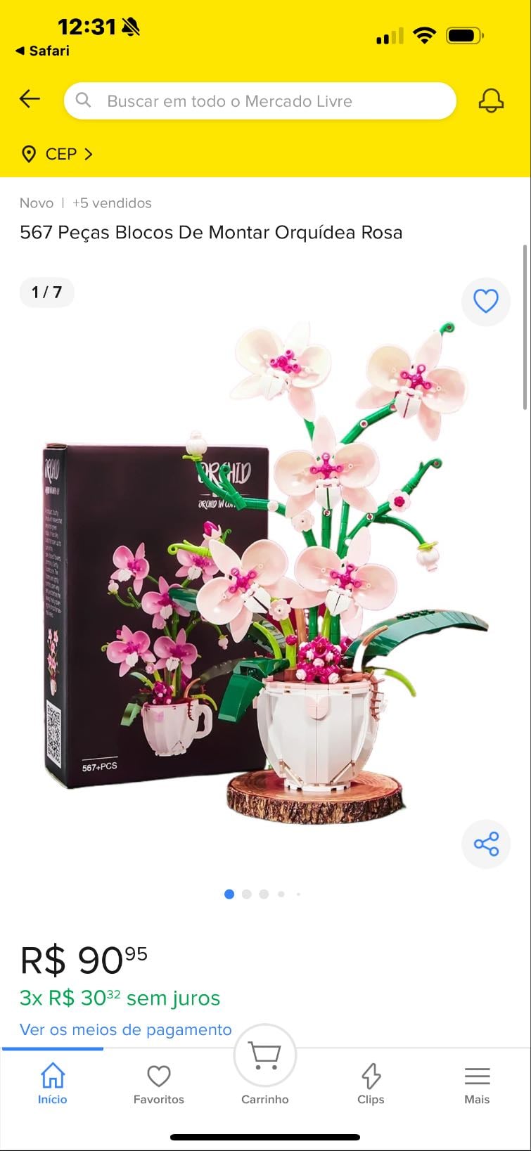 Lego de orquídea