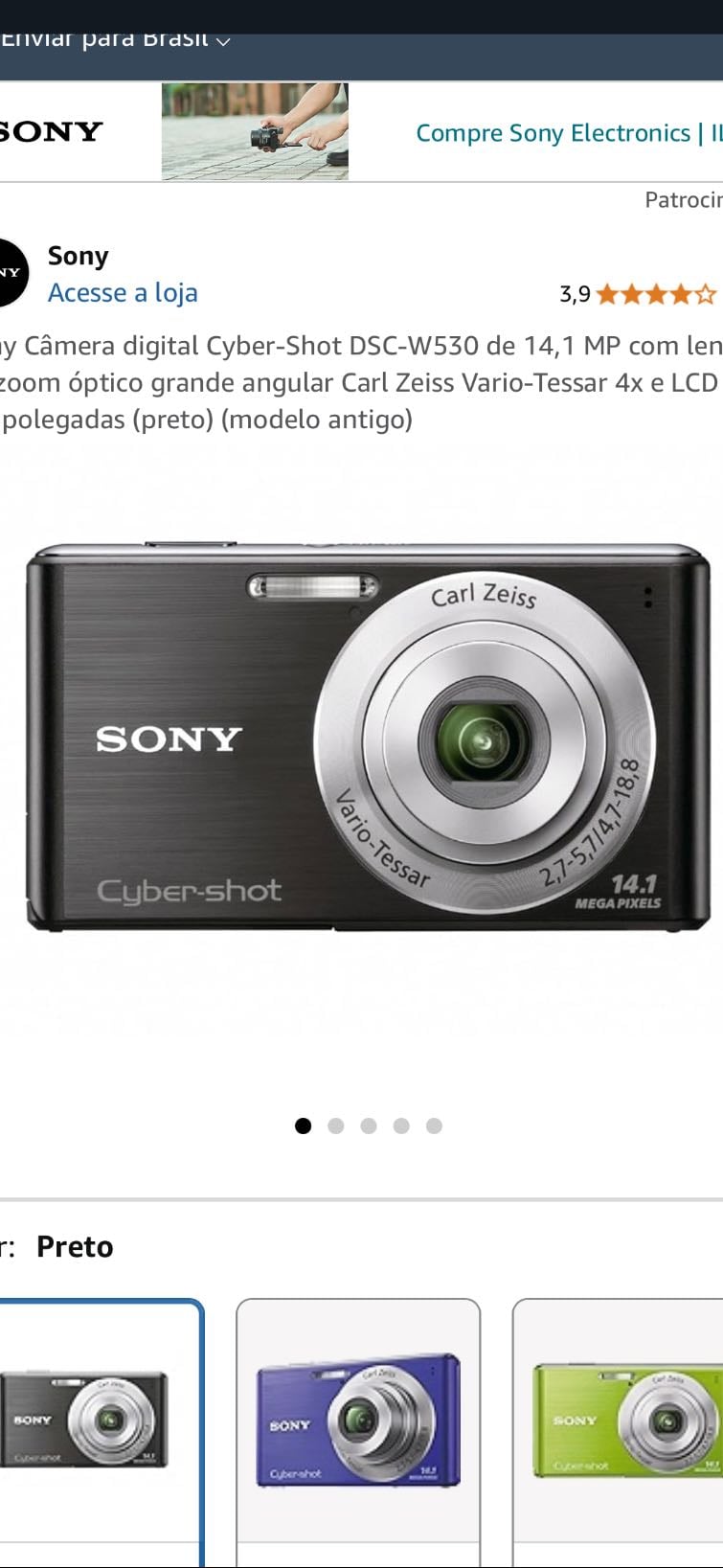 Cyber-shot Sony Cyber-shot DSC-W530