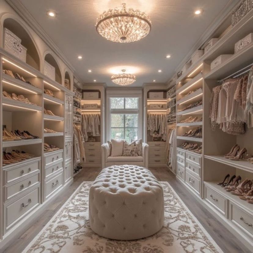 A walk in closet