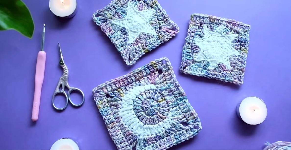 Moon granny square