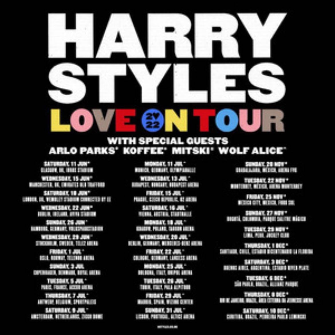 hslot - Sadly I wasn’t a BIG fan of harry styles when he went on tour but if goes on tour again I will definitely be trying to get tickets