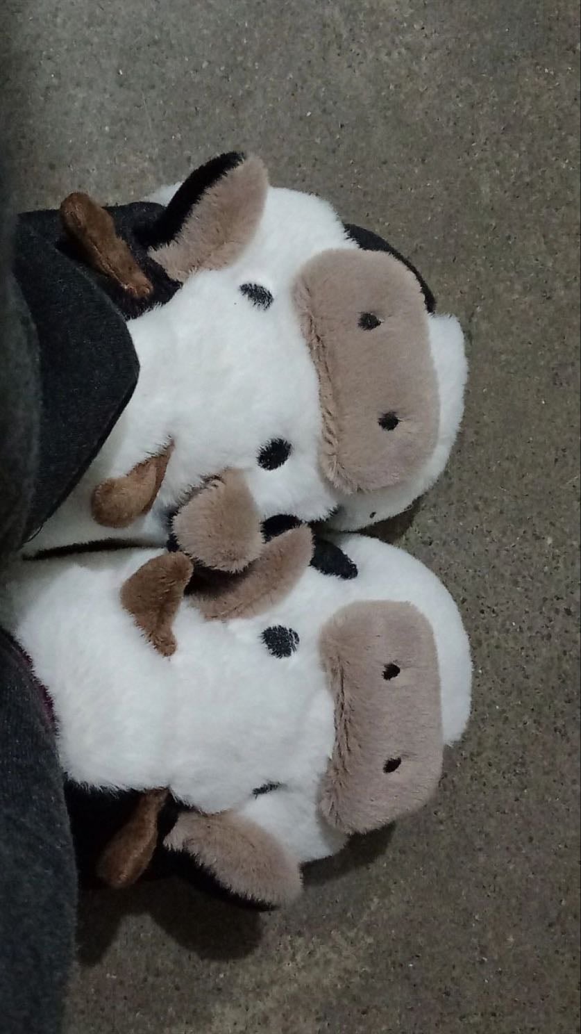 Mis pantuflas de vaquita - Tan monas como cómodas