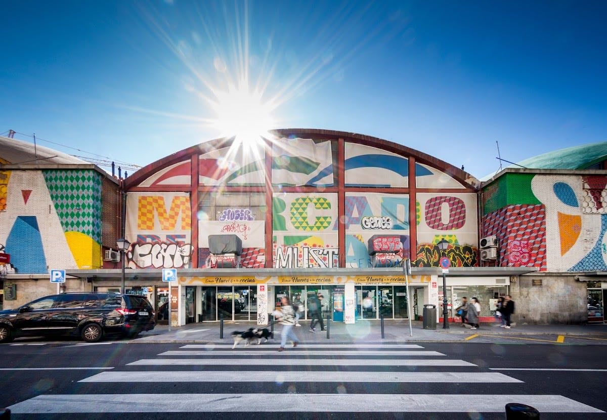 Mercado de la Cebada - Comprar pulpo y que te lo hagan ahí