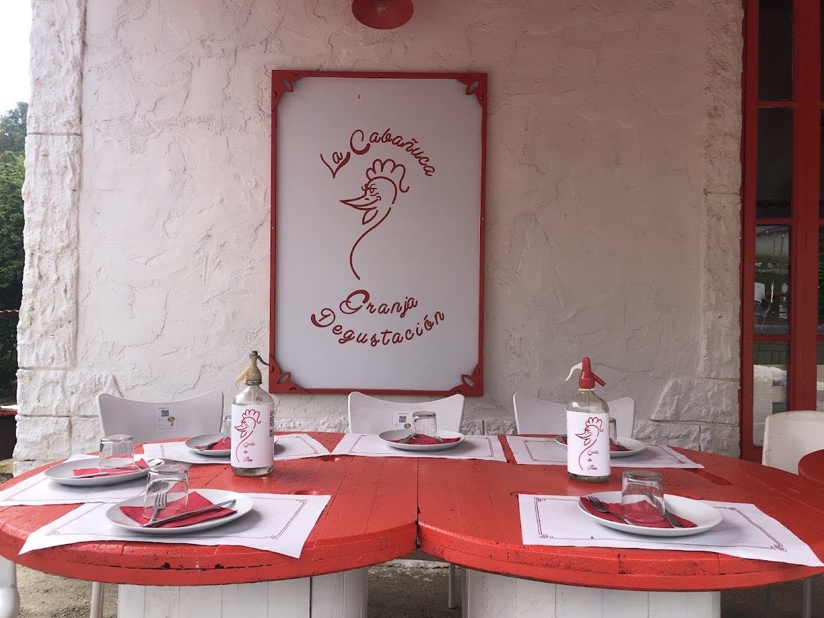 La Cabañuca Granja Degustación - Huevos de gallinas a elegir con patatas. TOP!!!!!!