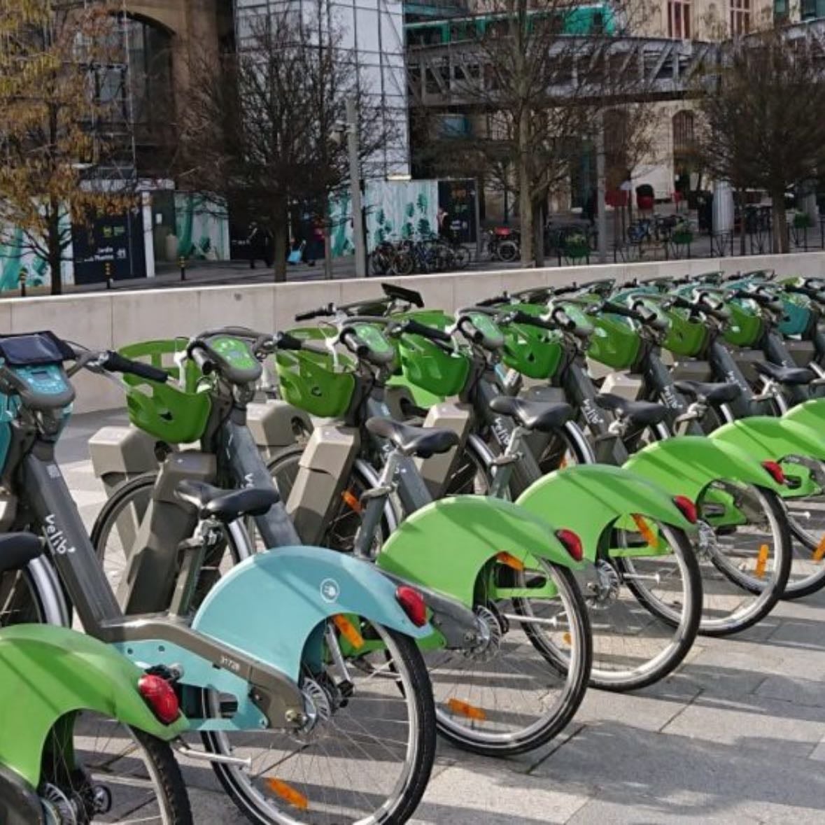 Velib bike rentals