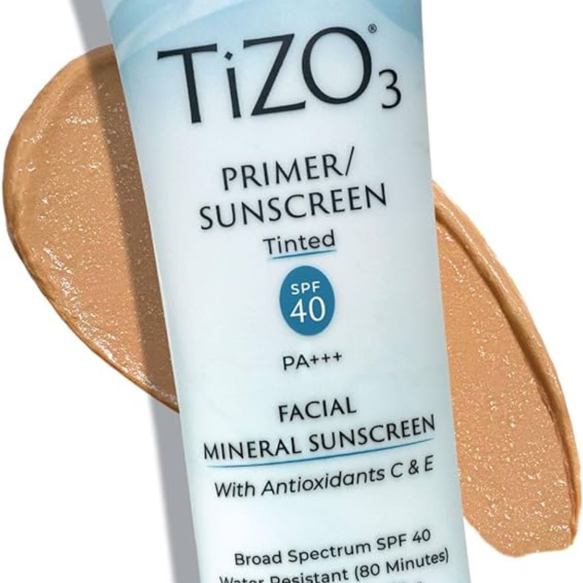 Tizo 3 Protector Solar Facial Mineral con Color SPF 40+ - Maquillaje mineral con protector solar de amplio espectro ideal para personas con piel clara y sensible.