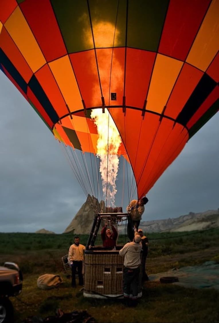 Ride in a hot air balloon