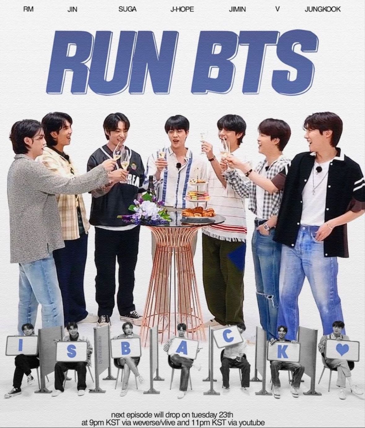 Reality show. - Recomendación: Run BTS en Weverse/Youtube