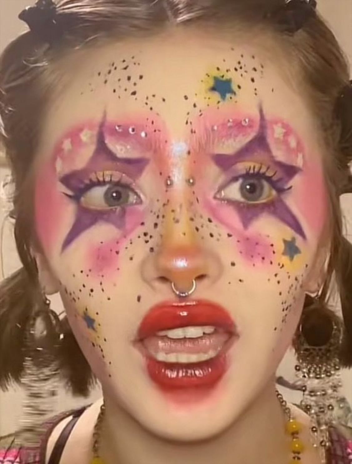 funky makeup