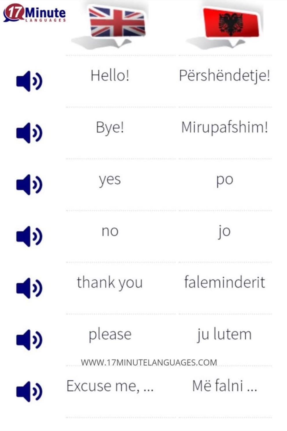learn albanian