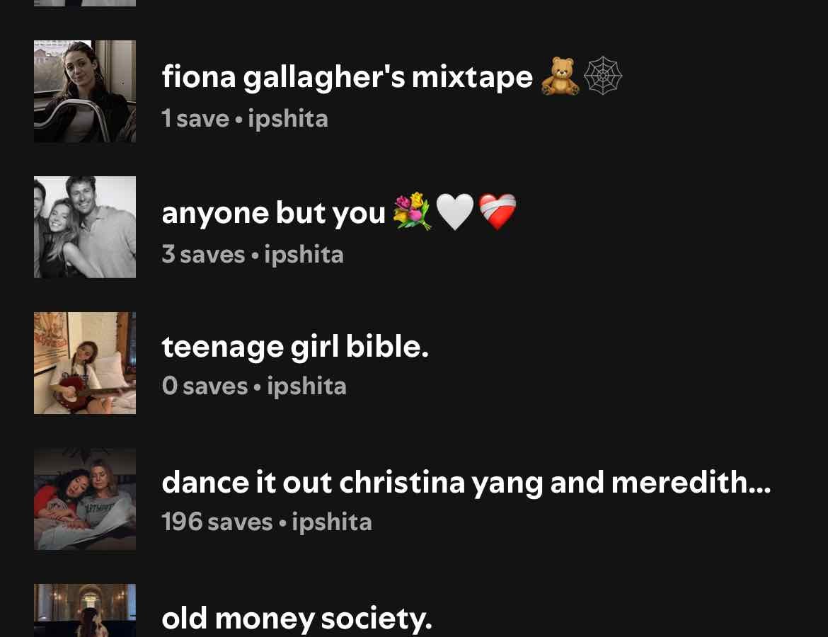 my favourite playlists - other hypelist by ipshita