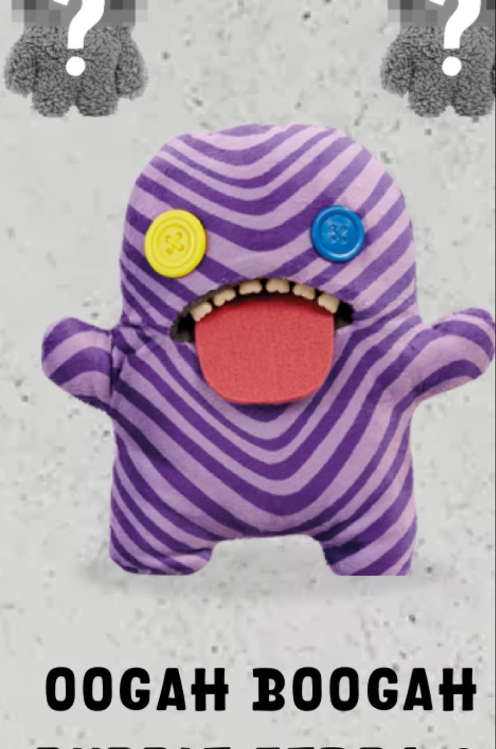 Oogah Boogah - Purple Zebra & Keychain Pack