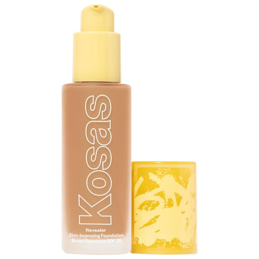 Tinted Moisturizer - Kosas Revealer Skin-Improving Foundation SPF 25 with Hyaluronic Acid and Niacinamide 30ml