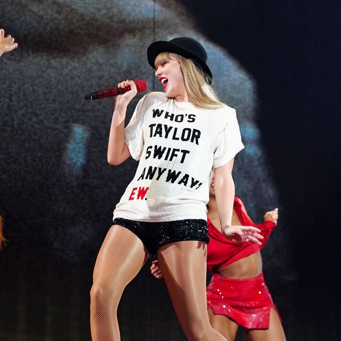 who ts anyways, ew - red