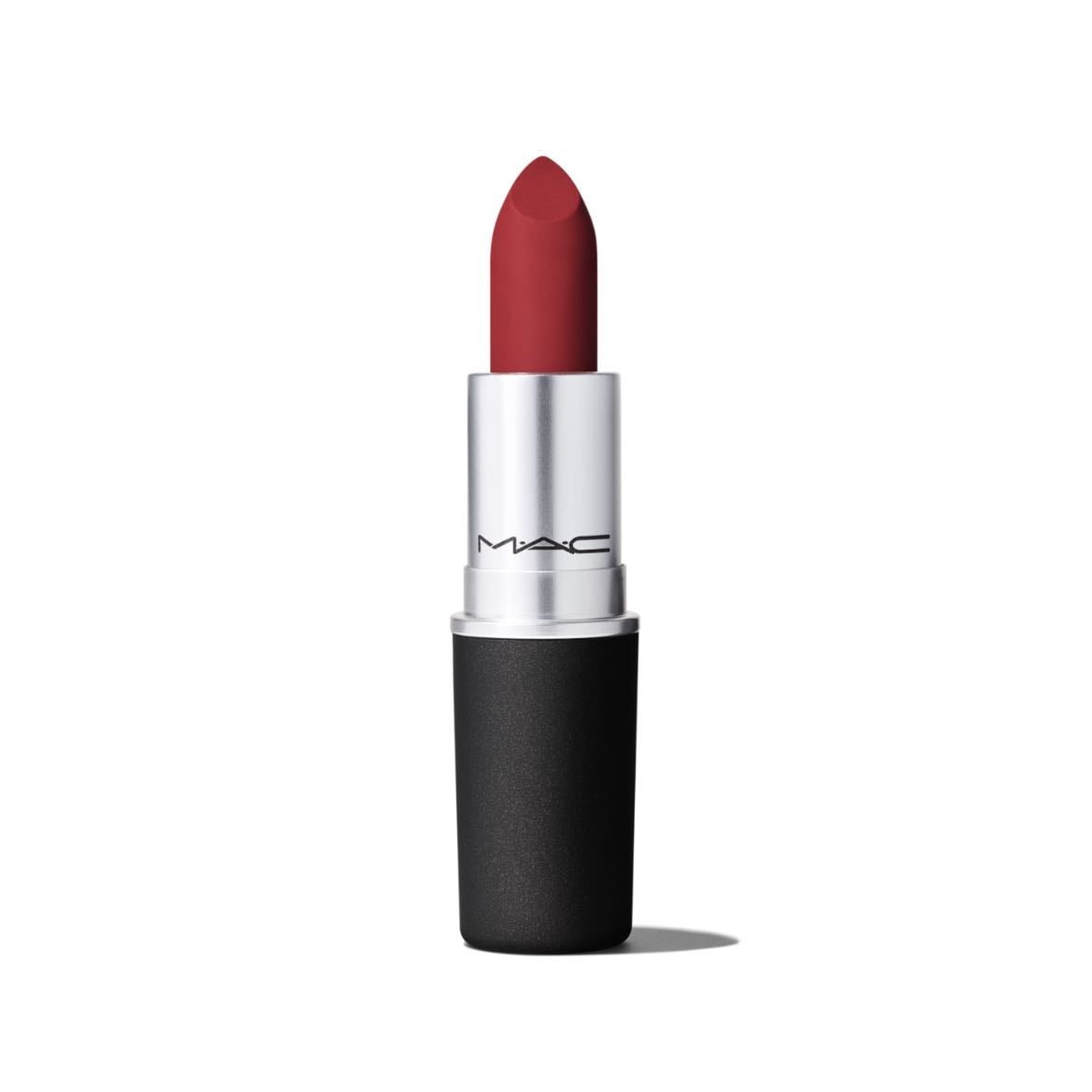 dark red lipstick