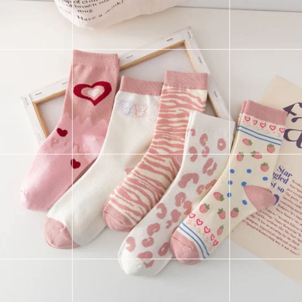 pink socks