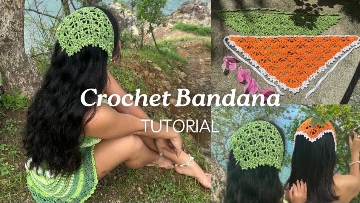 bandana - by Crochet Corner Ph
