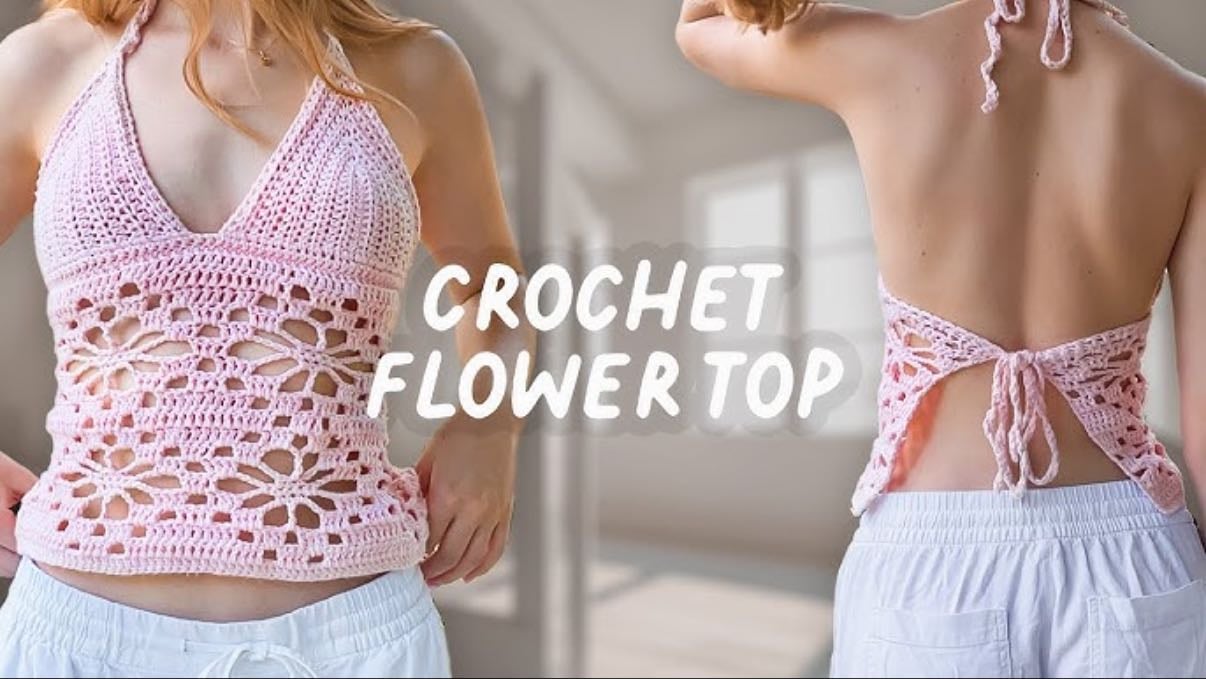 flower tank top - by Anna Greene