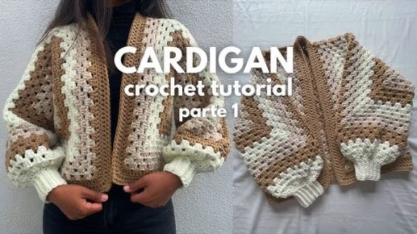 Cardigan Hexagonal - Por tejelucrochet