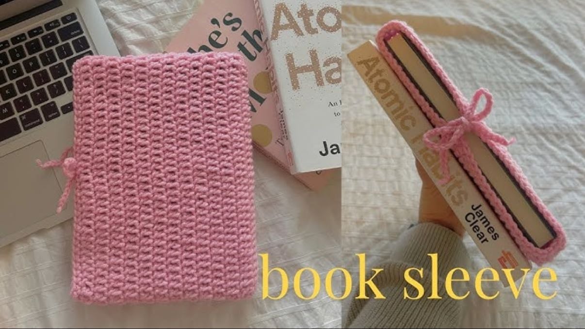 book sleeve - by Alice’s Crochet Corner