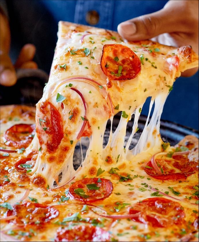 Pizza de fermentação lenta