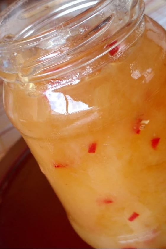 Geleia de abacaxi com pimenta 🌶️