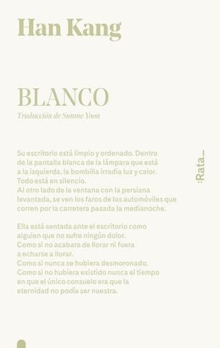 Blanco - Han Kang · 2020