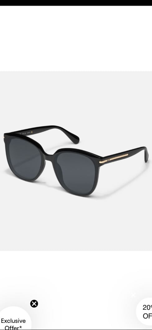 big sunnies - quay “rent free” sunglasses
€88,95