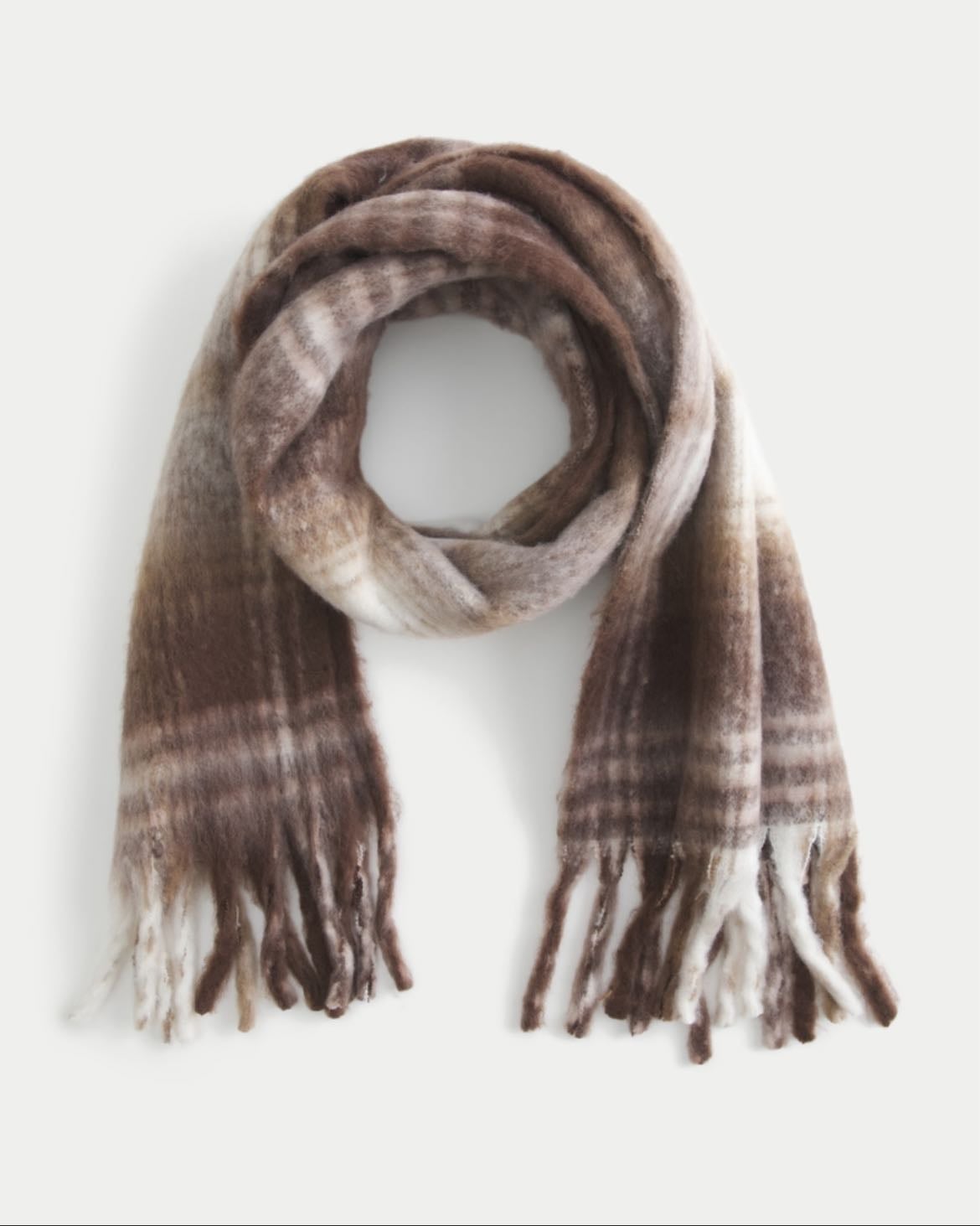 hollister brown scarf