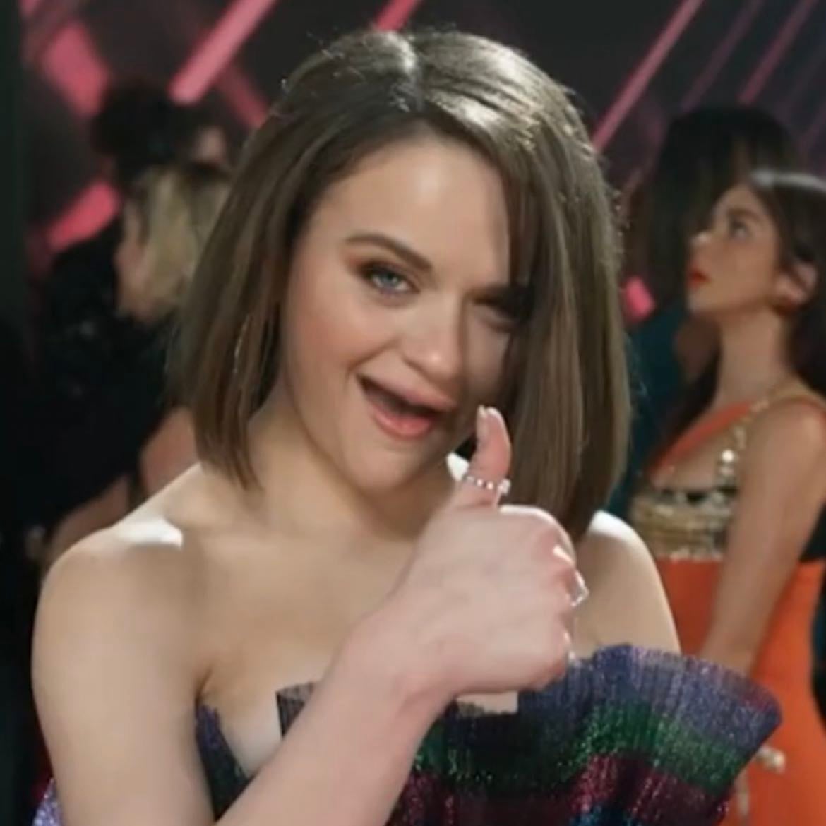 Joey King GlamBot Thumbs Up