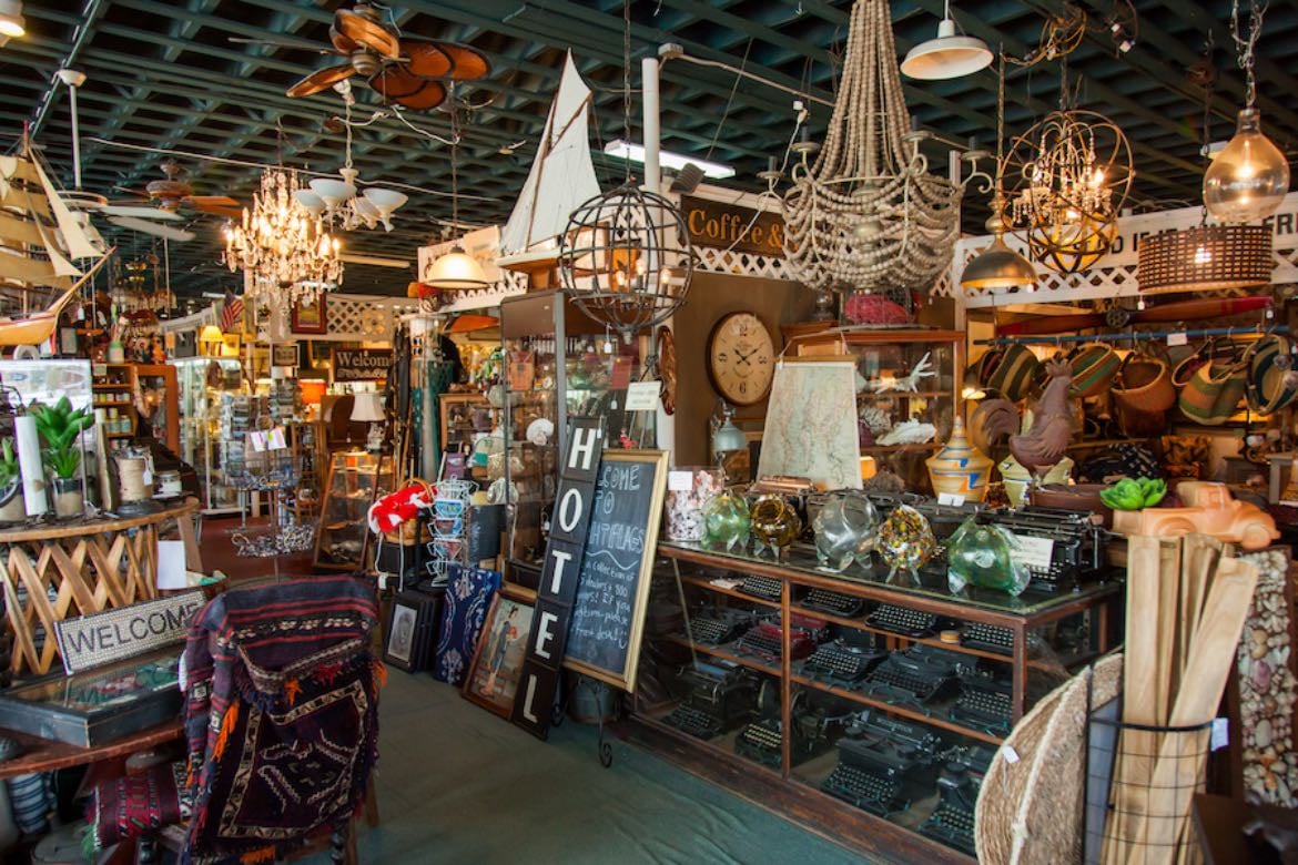 Antique shops