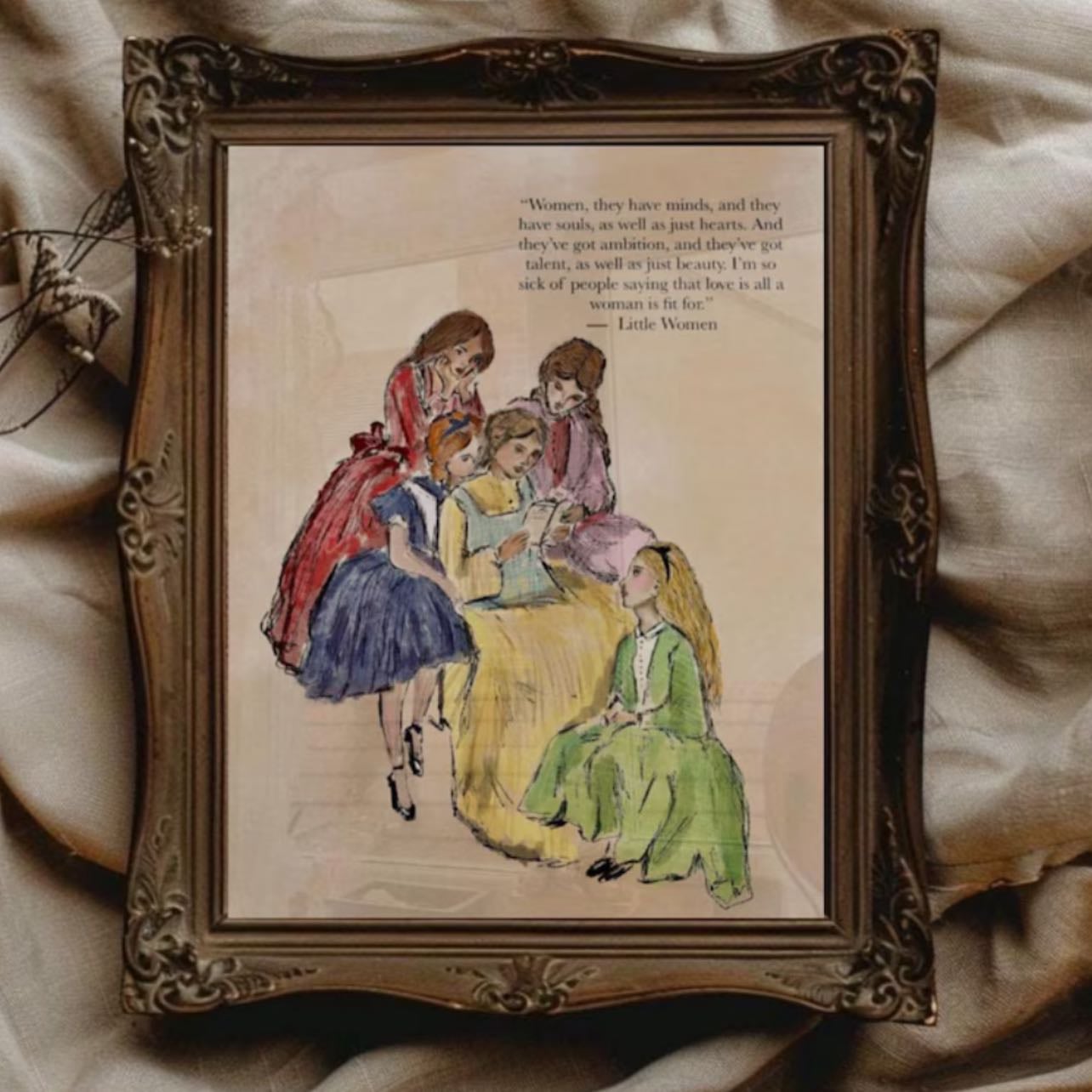 Little women wall art