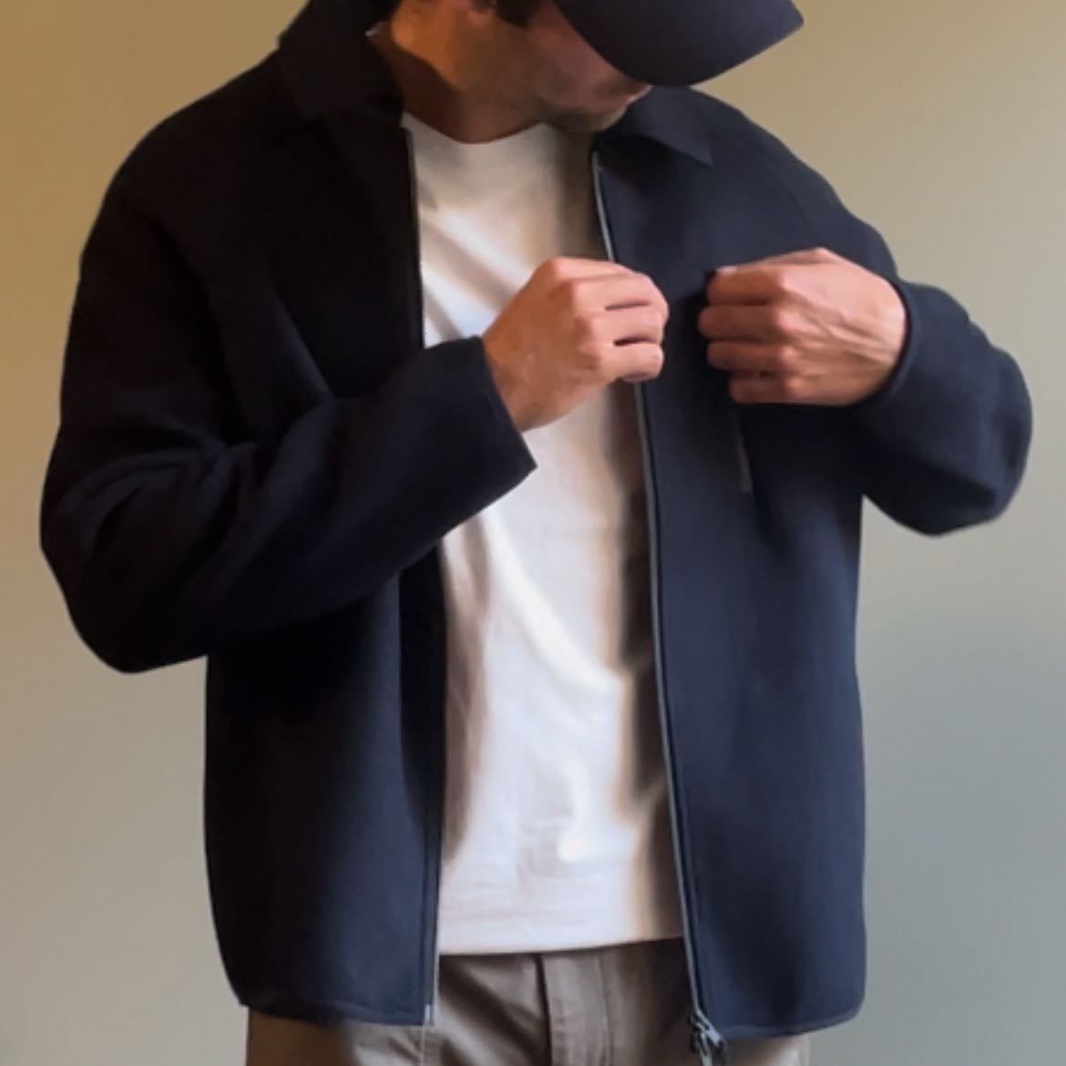 Anderson Jacket Wool Navy - Percival Menswear