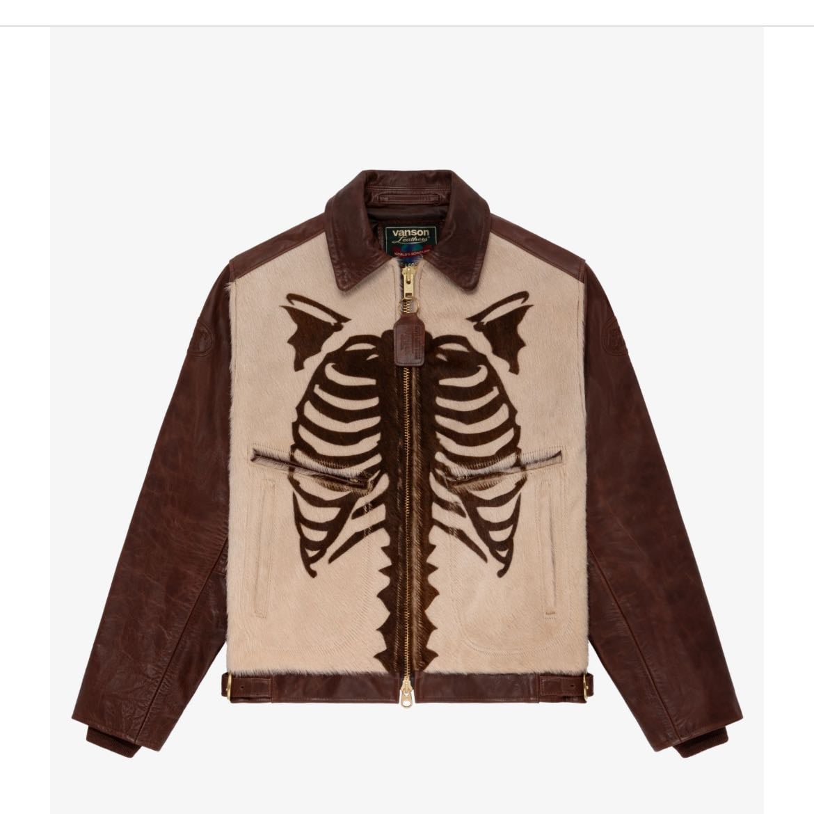 ALD / Vanson Pony Hair Bones Jacket - Aimé Leon Dore