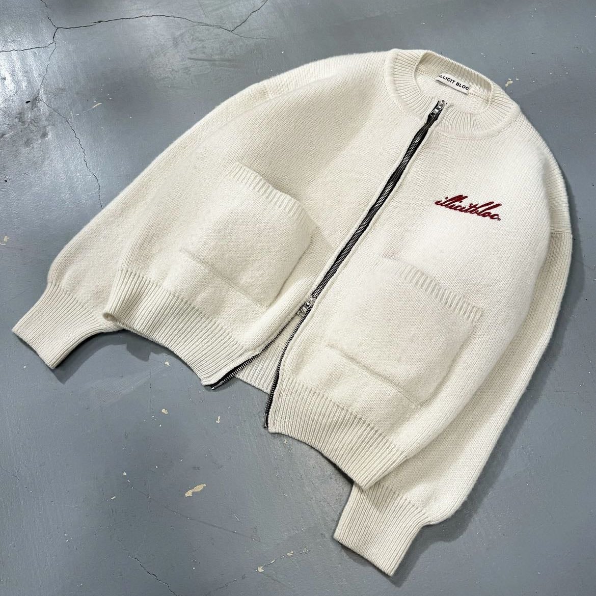 Chainstitch Knit Bomber - Illicit Bloc