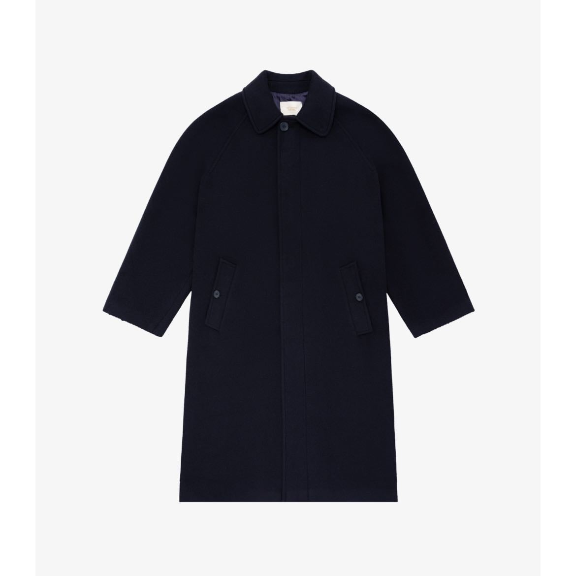 Single-Breasted Wool Topcoat - Aimé Leon Dore
