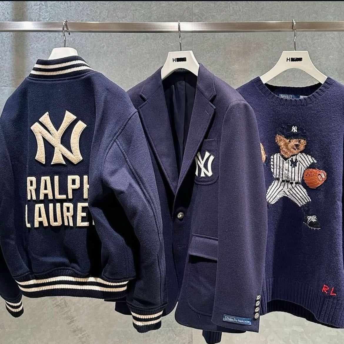NY Yankees x Ralph Lauren Varsity Jacket - Ralph Lauren