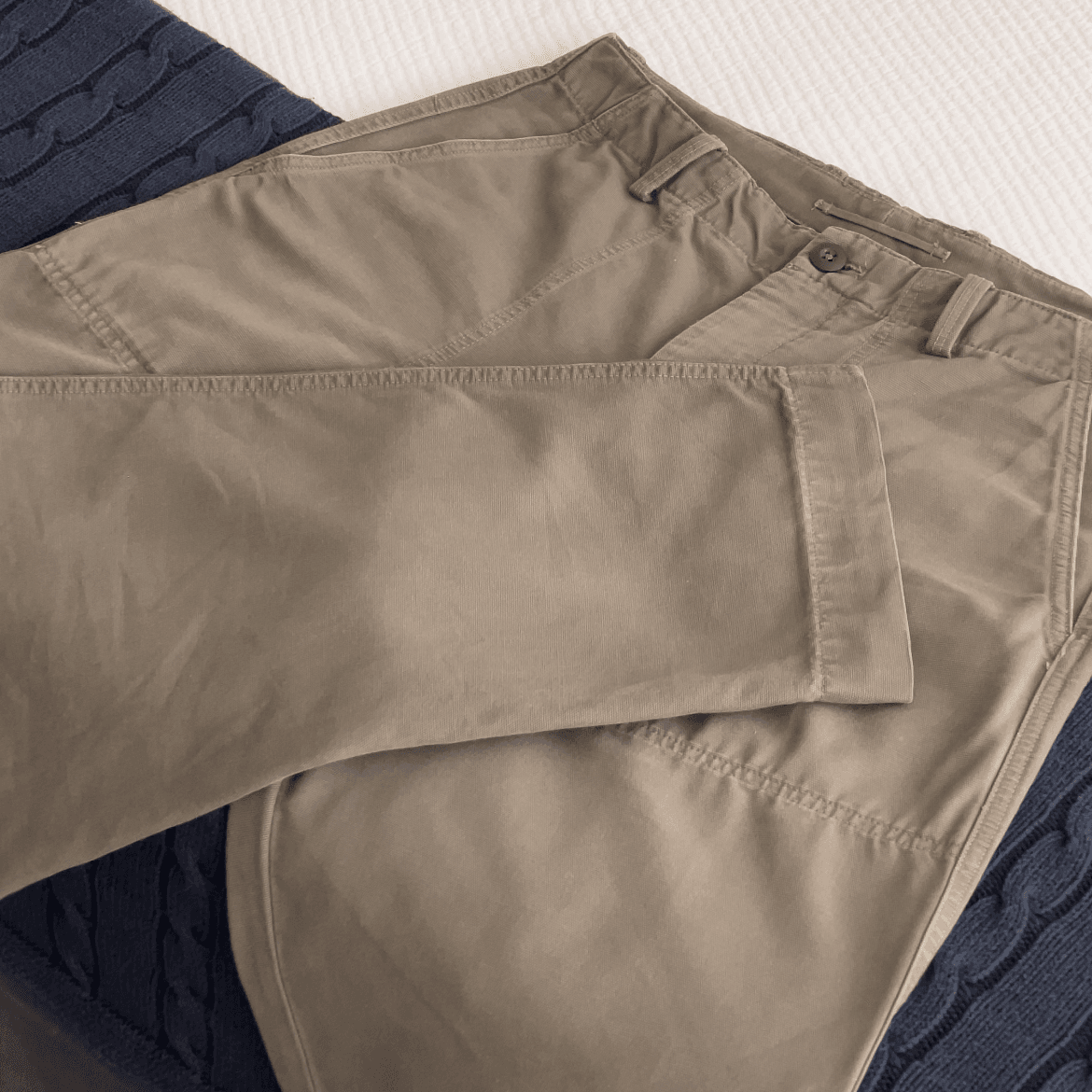 Regular Fit Trousers - Canvas - Massimo Dutti