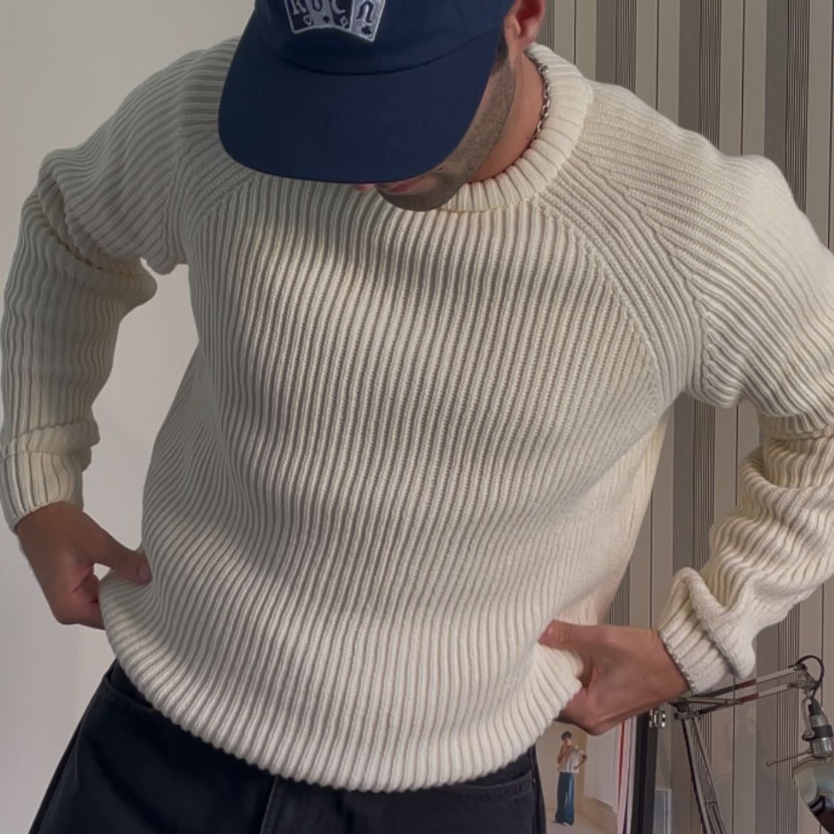 Fisherman Knit Sweater - Percival
