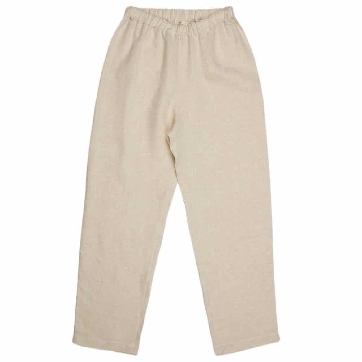 Off-White Linen Trousers - Suuky