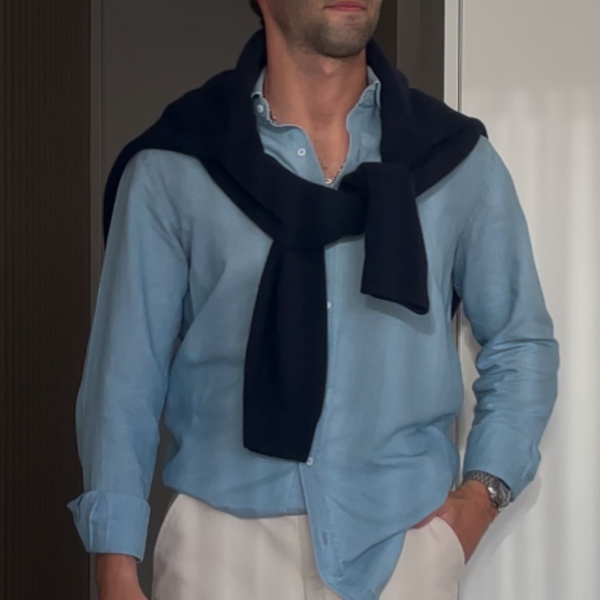 Knit Sweater - Navy - Octobre Éditions