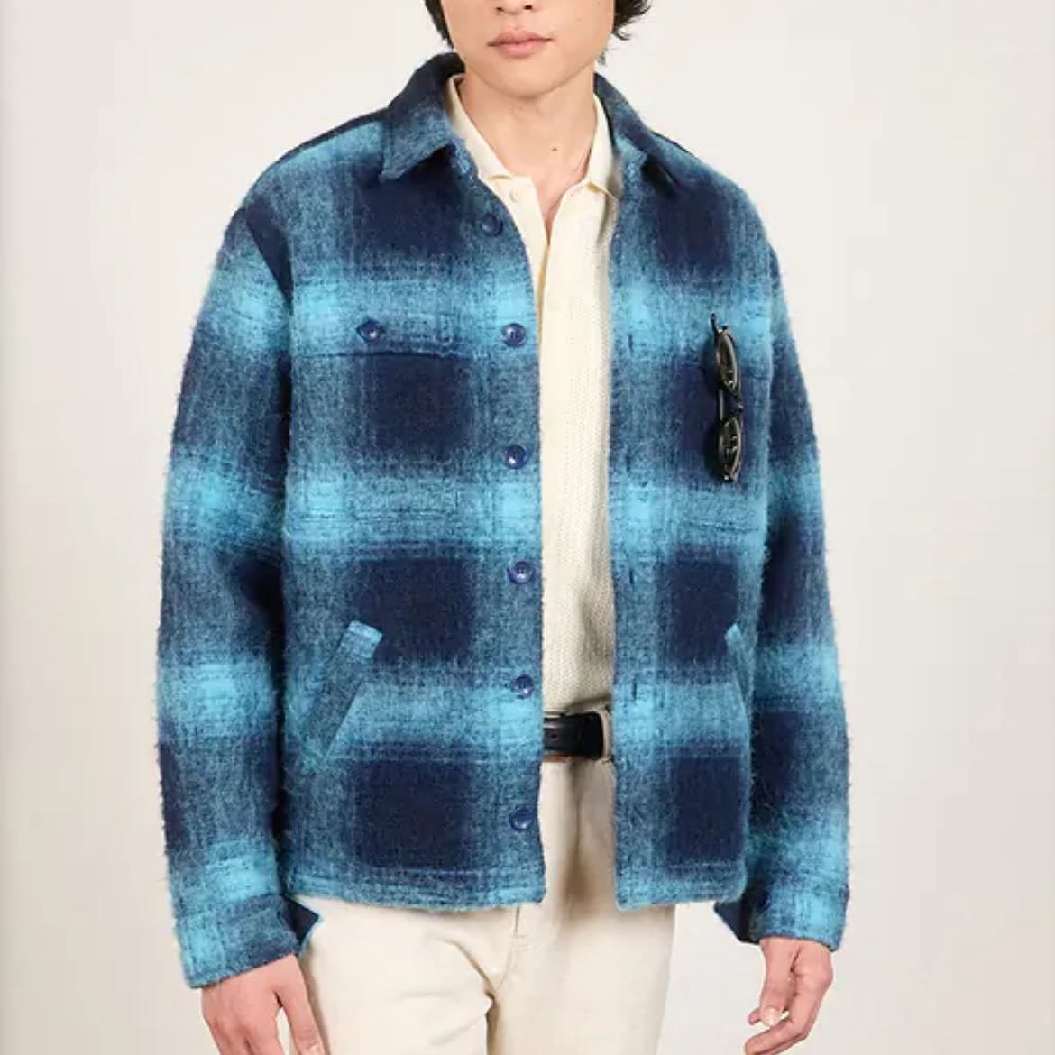 Check Blanket Overshirt - Percival