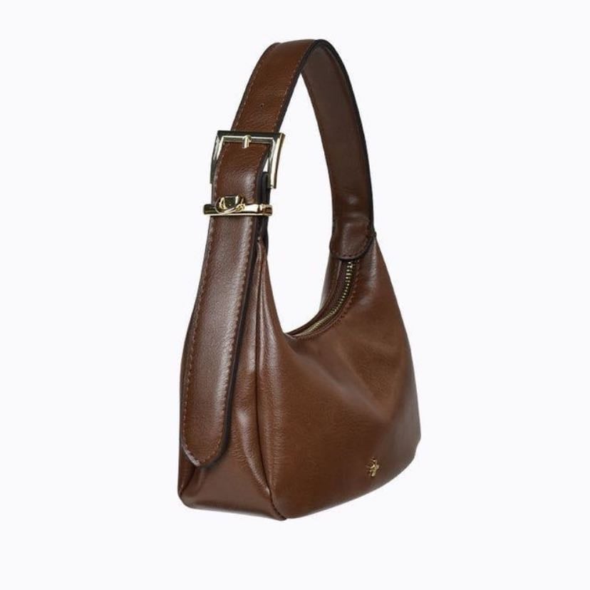 A large leather bag