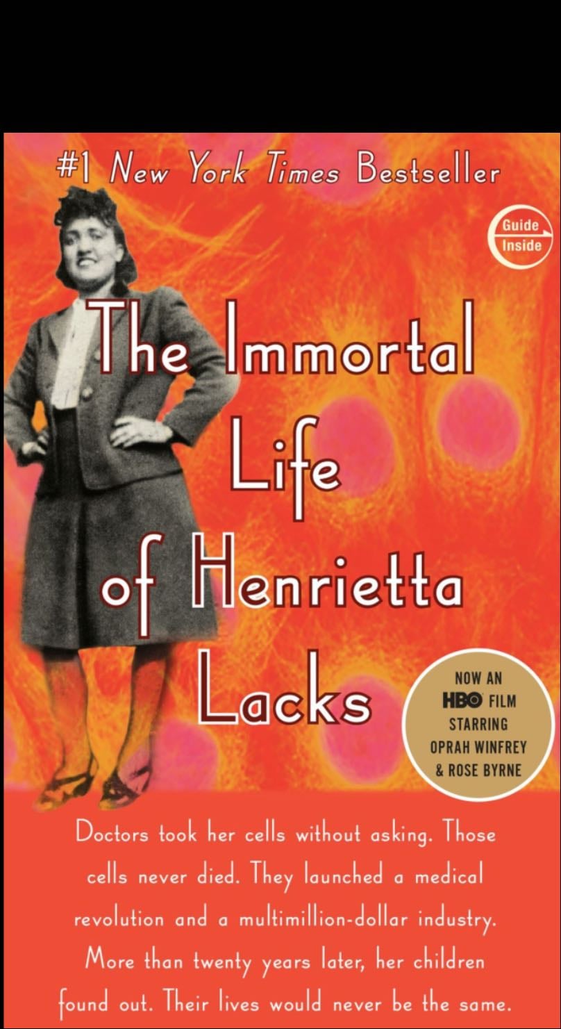 The Immortal Life of Henrietta Lacks - Rebecca Skloot · 2010