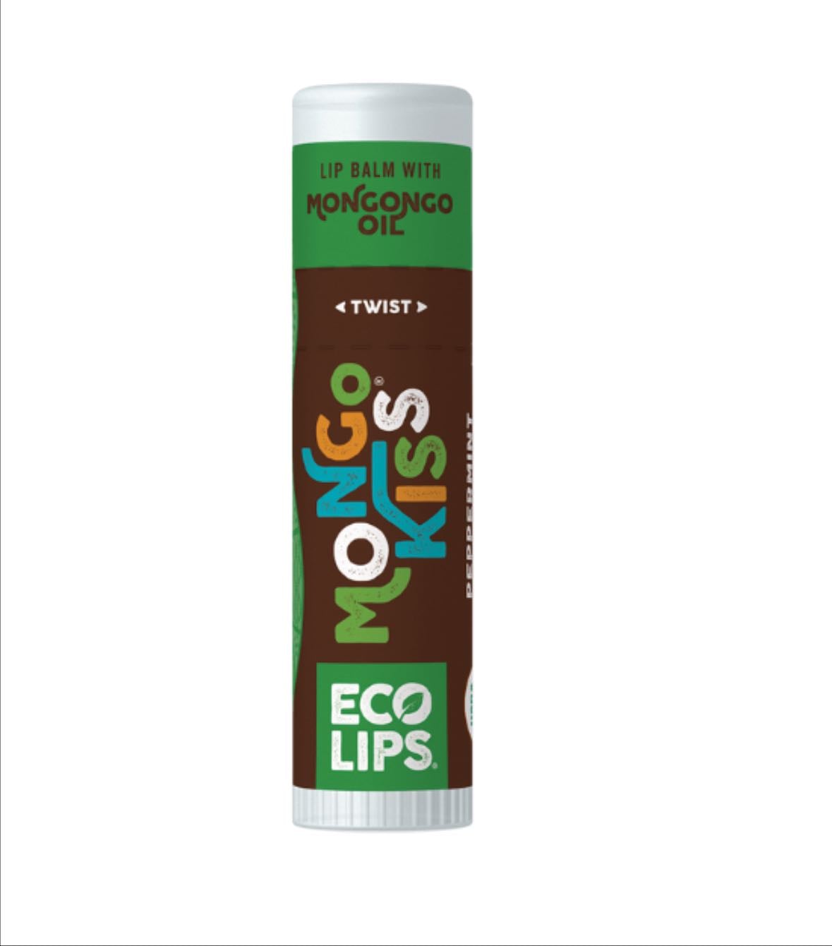 ECO LIPS Mongo Kiss Organic Lip Balm - Peppermint Flavor
