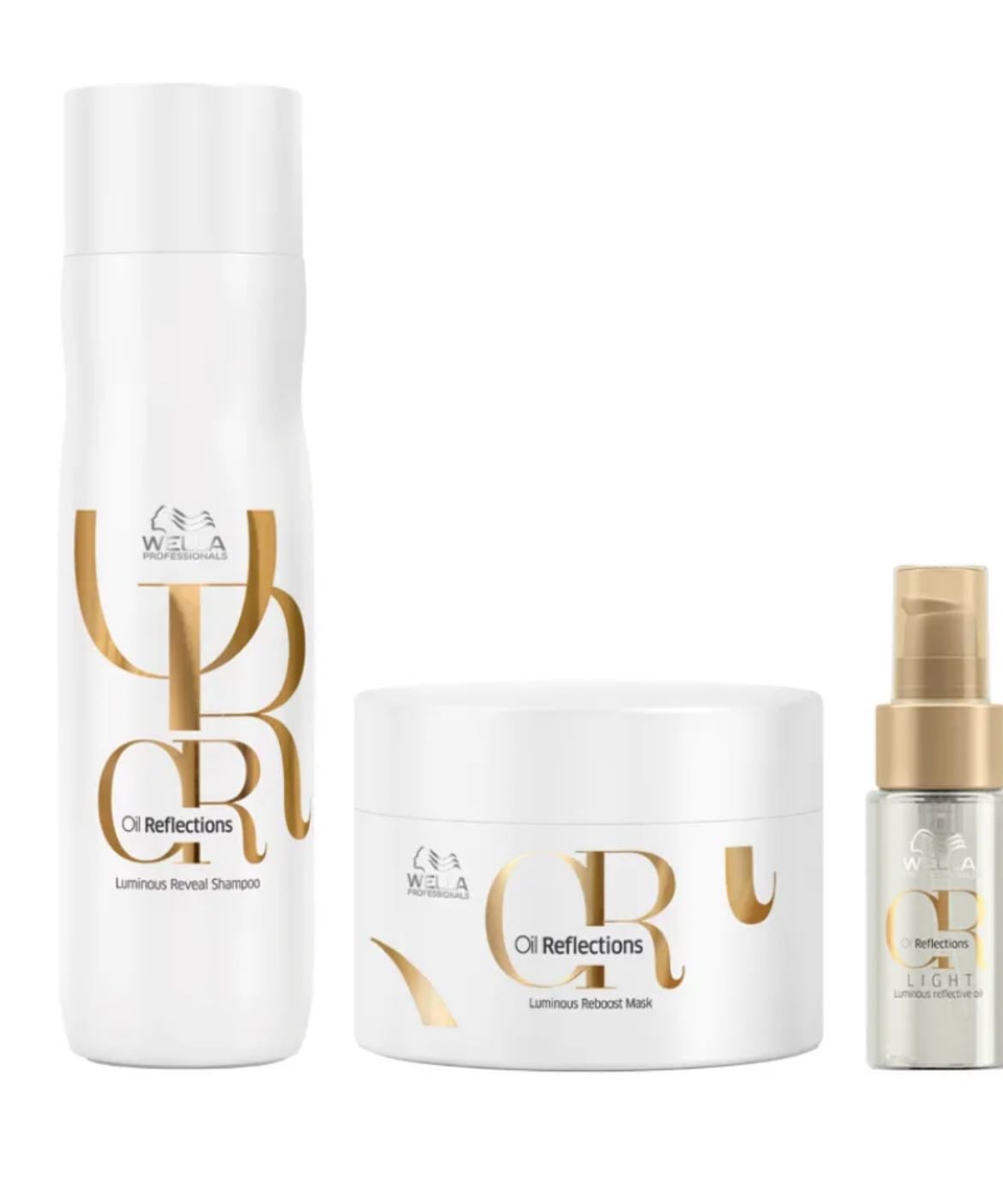 Kit Wella Oil Reflections - Shampoo 250ml + Máscara 150ml + Óleo Light 30ml20 - $ 206 ✅
Mercado livre
01/09/25