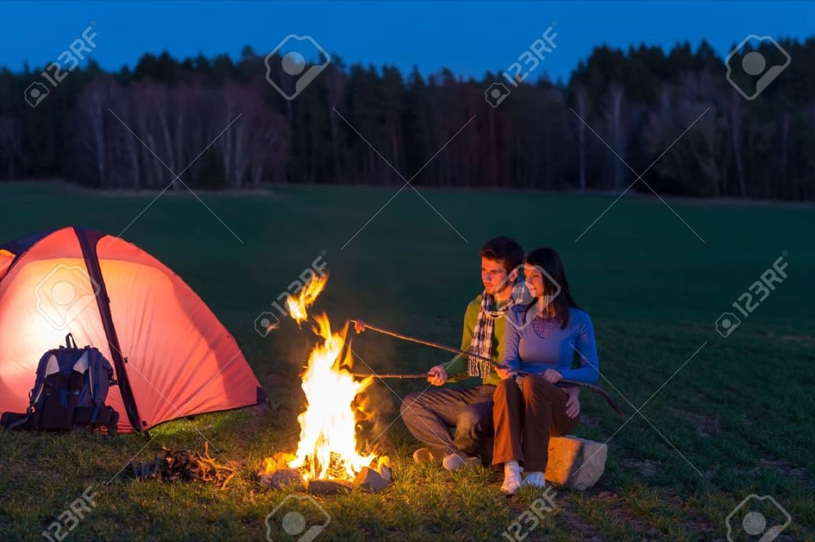 Acampar y fogata 🏕️ ⛺️